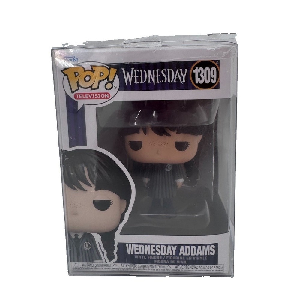 Funko Pop! Vinyl: The Addams Family - Wednesday Addams #1309 w Protector